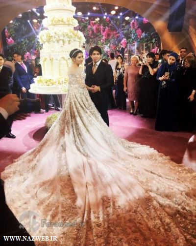 گرانترین لباس عروس دنیا,لباس عروس