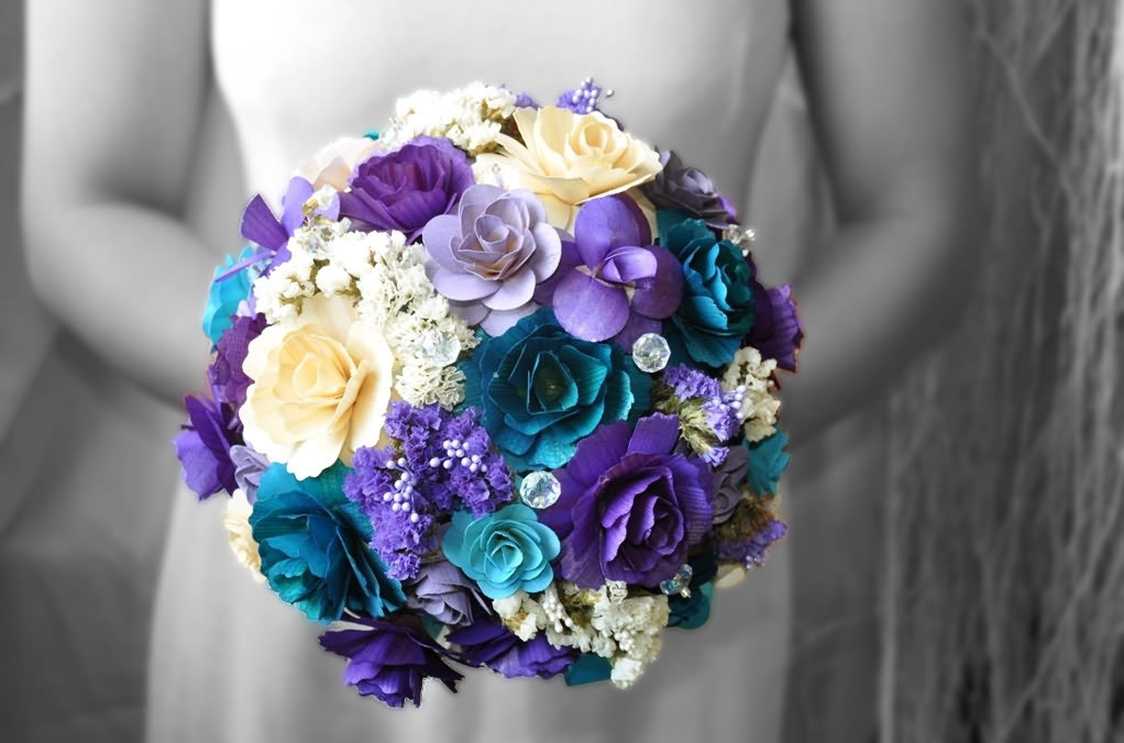 دسته گل عروس شیک و زیبا