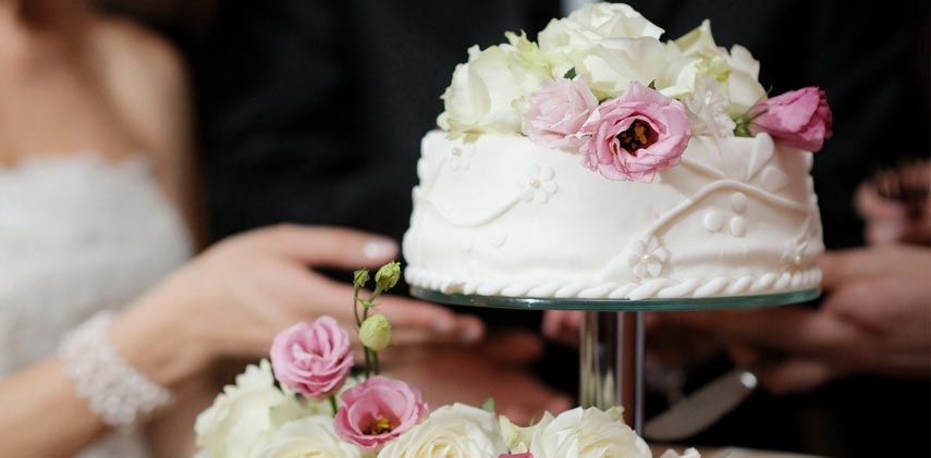 کیک عروسی بسیار زیبا و منحصربفرد